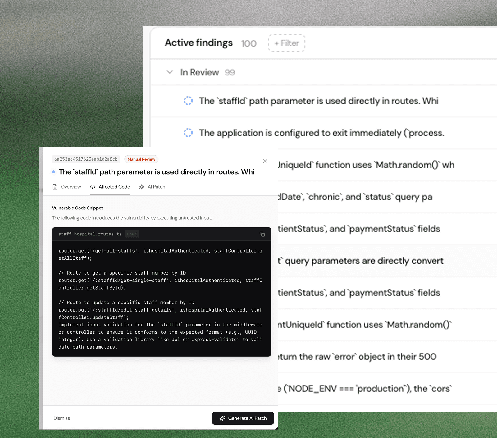Code comparison